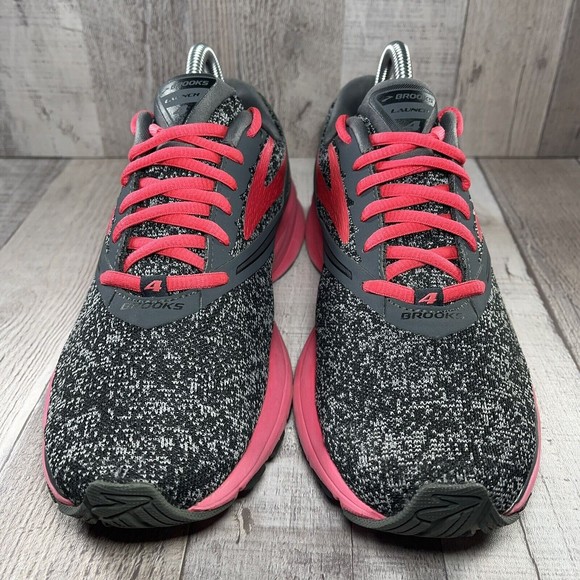 Brooks Launch 4 Women's Running Shoes Sneakers Gray Pink Size 9B 1202341B018 - Picture 3 of 11